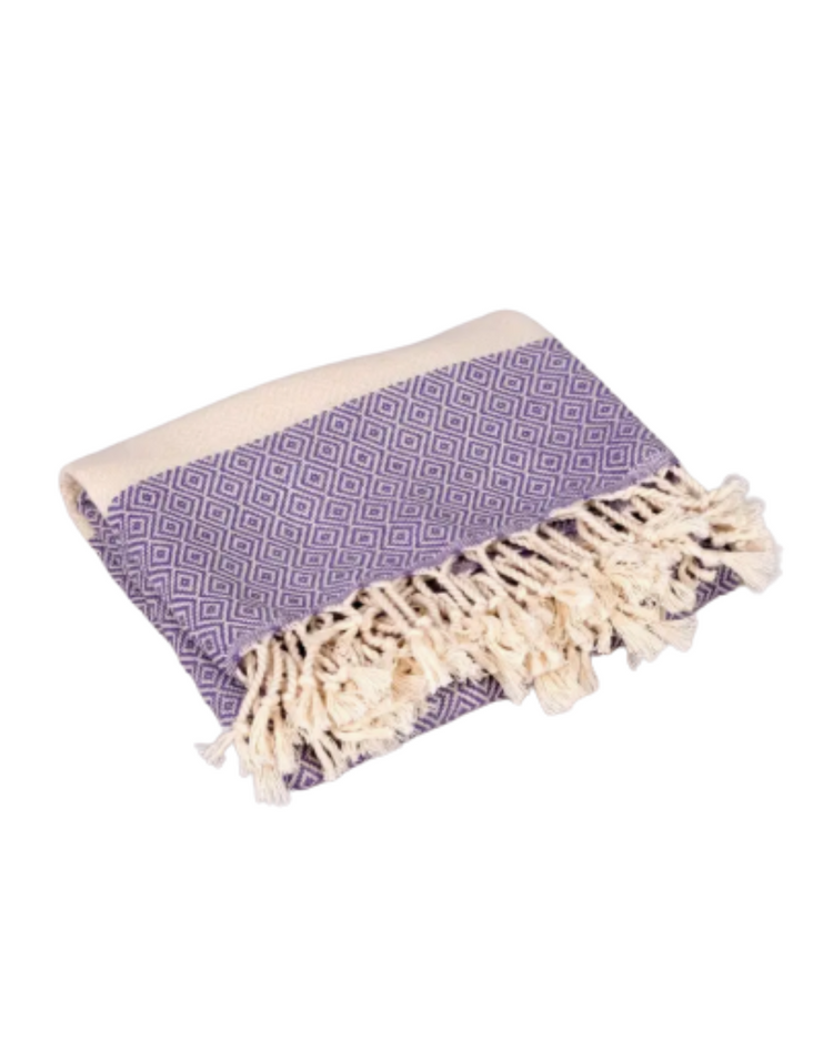Purple Sand Free Beach Towel