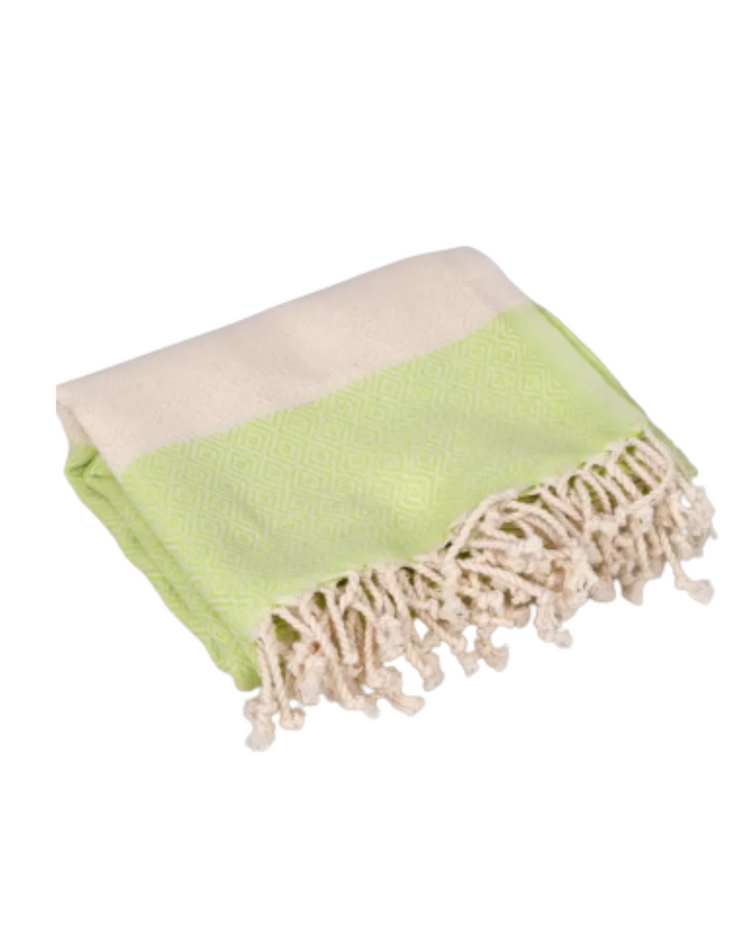 Lime Sand Free Beach Towel