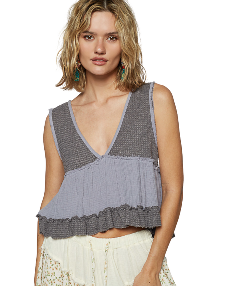 Deep Charcoal Top